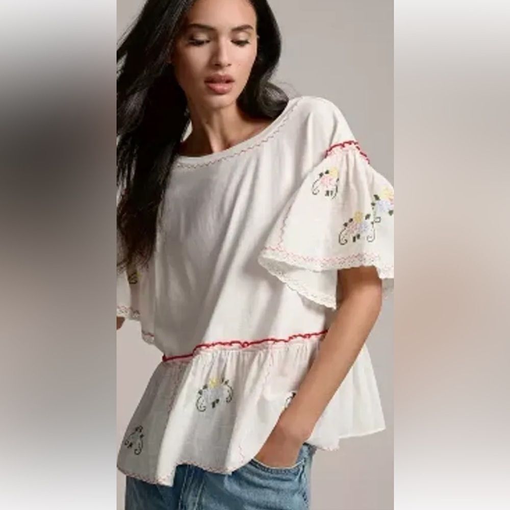 Baby doll top from Anthropologie